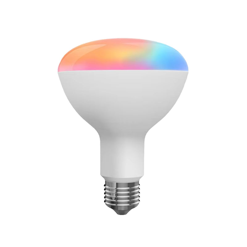 Smart Light Bulb BR30 Rgb+W+C E26 E27 B22 10W Wifi+Ble Zigbee3.0 Support Alexa/Googlehome Voice Control