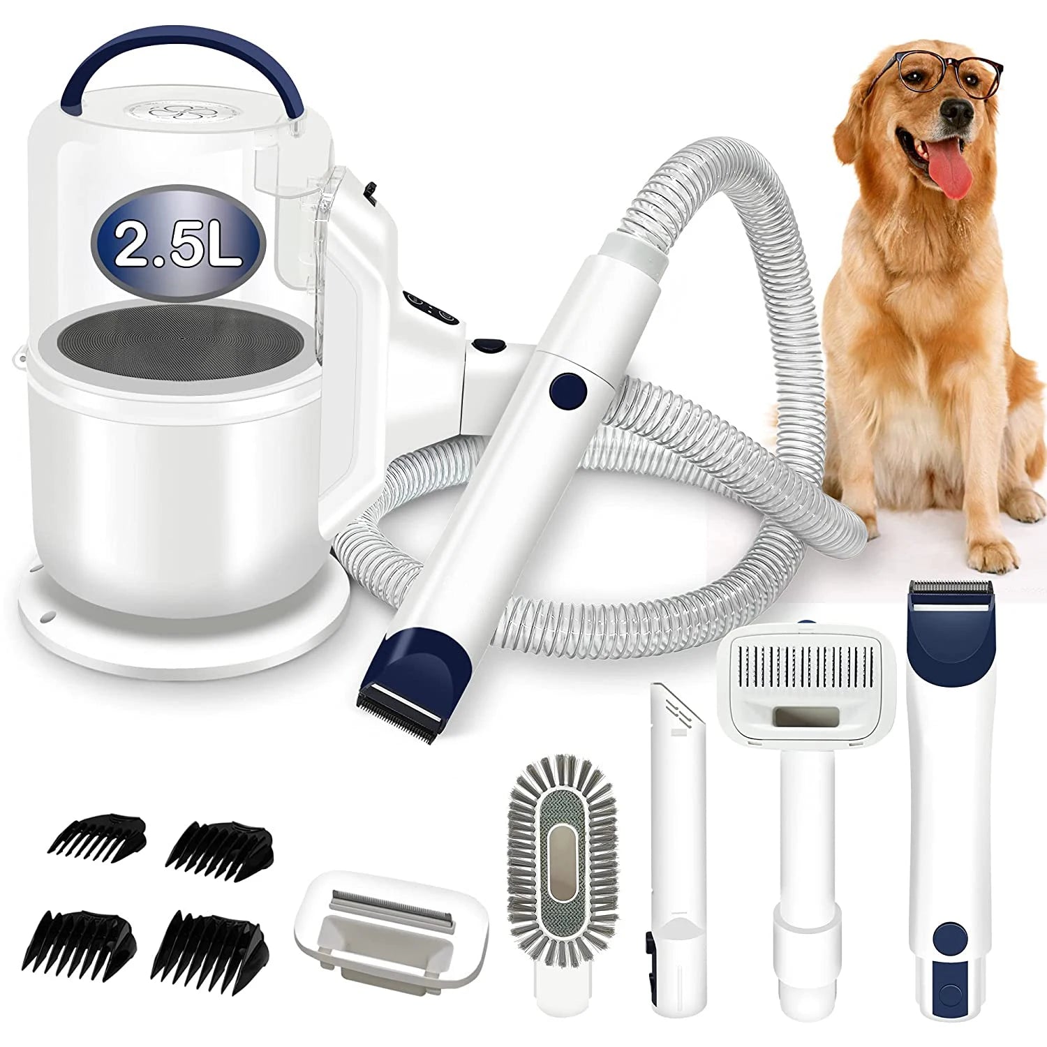 New Pet Hair Remover Vacuum Fur Cleaner Electric Dog Grooming Pet Hair Remover Vacuum