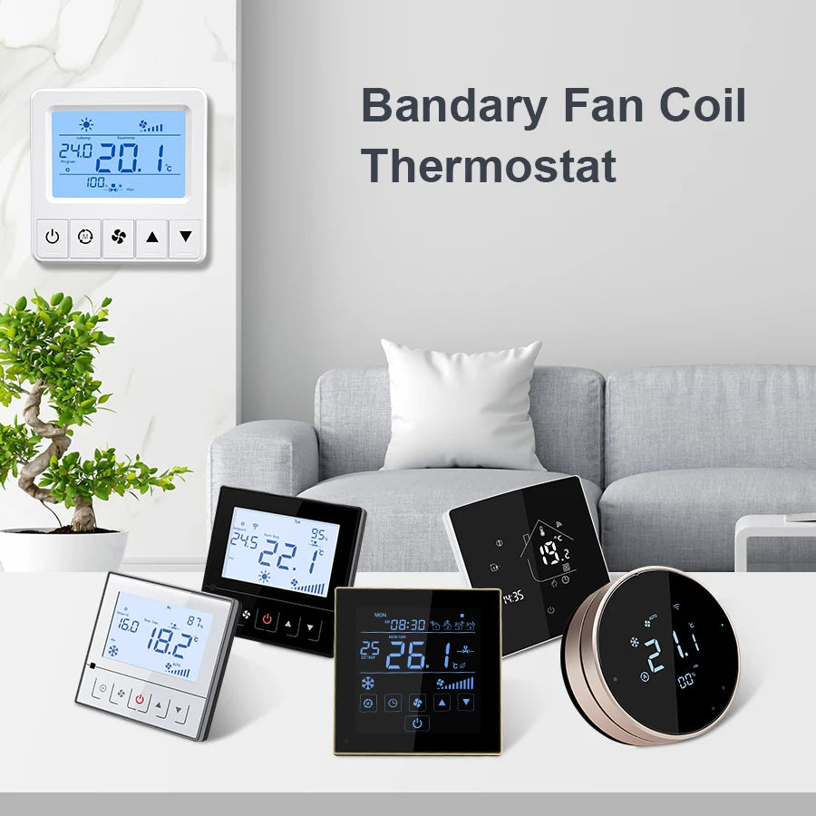 Nest Home Fan Coil Programmable Electrical Digital Wifi Floor Heating Thermostat Wifi Smart for Home