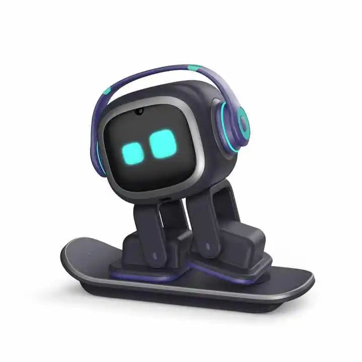 EMO Robot Smart AI Desktop Pet Robot With Alarm Clock Cute Intelligent EMO Go Home Toys for Kids