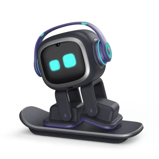 EMO Robot Smart AI Desktop Pet Robot With Alarm Clock Cute Intelligent EMO Go Home Toys for Kids